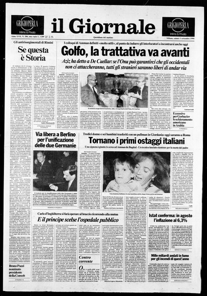 Il giornale : quotidiano del mattino